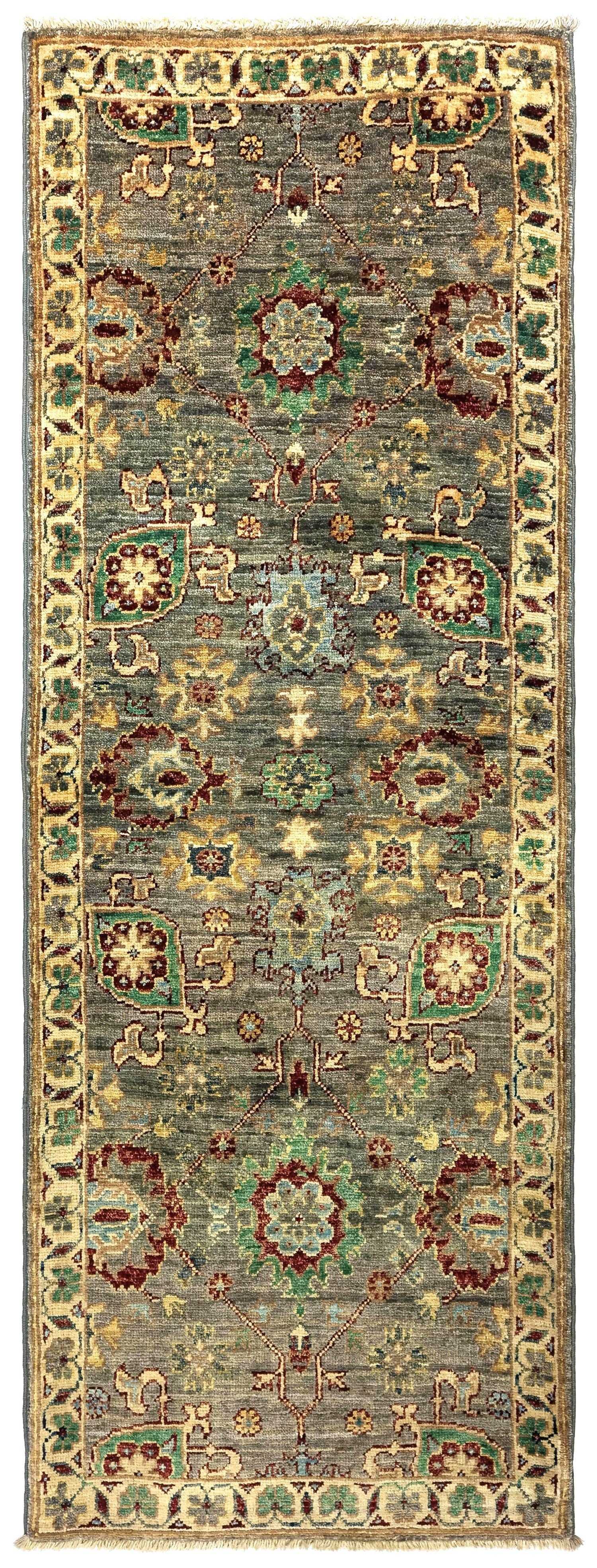 Amritsar Handwoven Traditional Rug - Authentic Indian Wool Carpet for Living Room, Bedroom & Home Decor | J78784