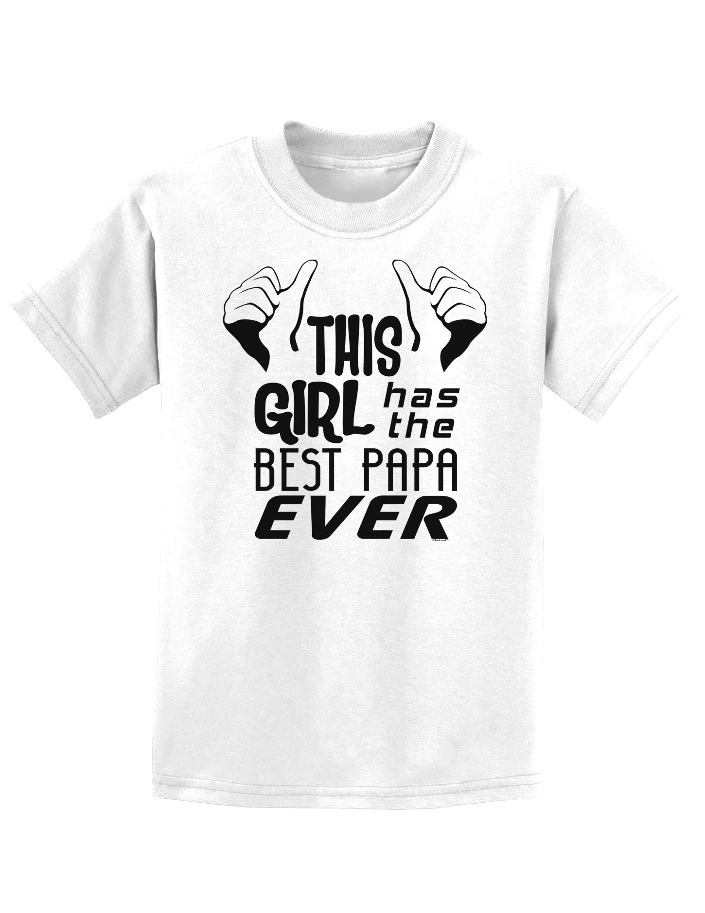 Best Dad Ever Kids T-Shirt - Cute Father's Day Gift for Girls - Perfect for Father-Daughter Outings & Family Events