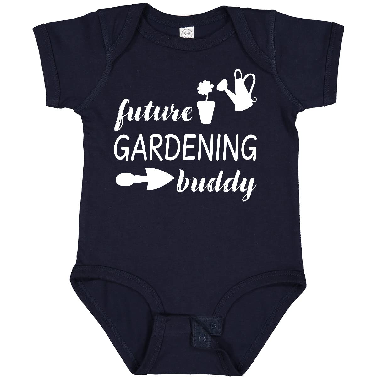Inktastic Future Gardening Buddy Baby Bodysuit - Cute Organic Cotton Onesie for Toddlers & Infants - Perfect for Outdoor Play, Gardening Activities & Family Bonding Time