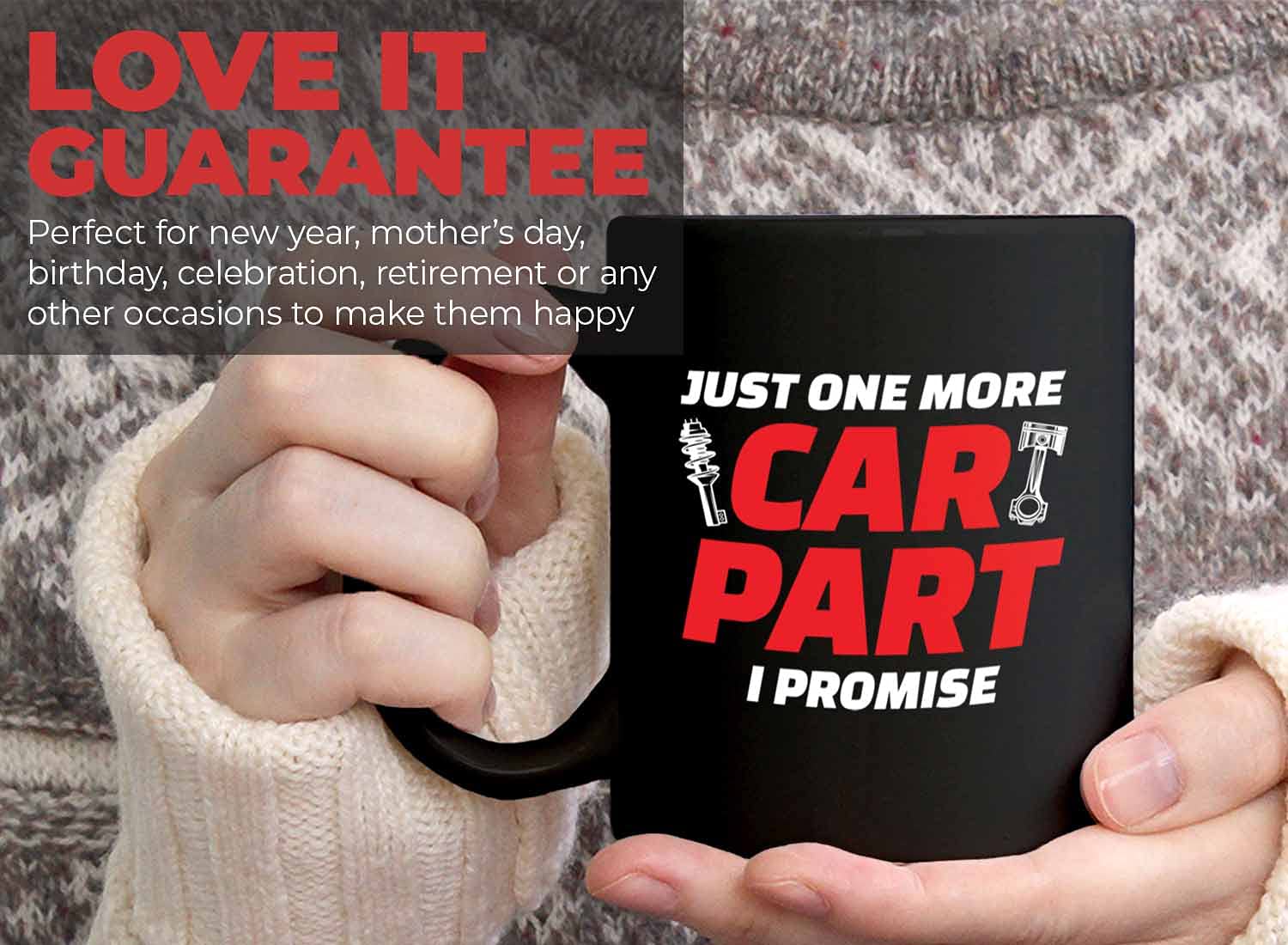 Bubble Hugs Car Guy Coffee Mug 11oz Black - Funny Sarcasm Gift for Car Lovers, Mechanics, Racing & Muscle Car Enthusiasts - Perfect for Garage, Workshop & Office Use