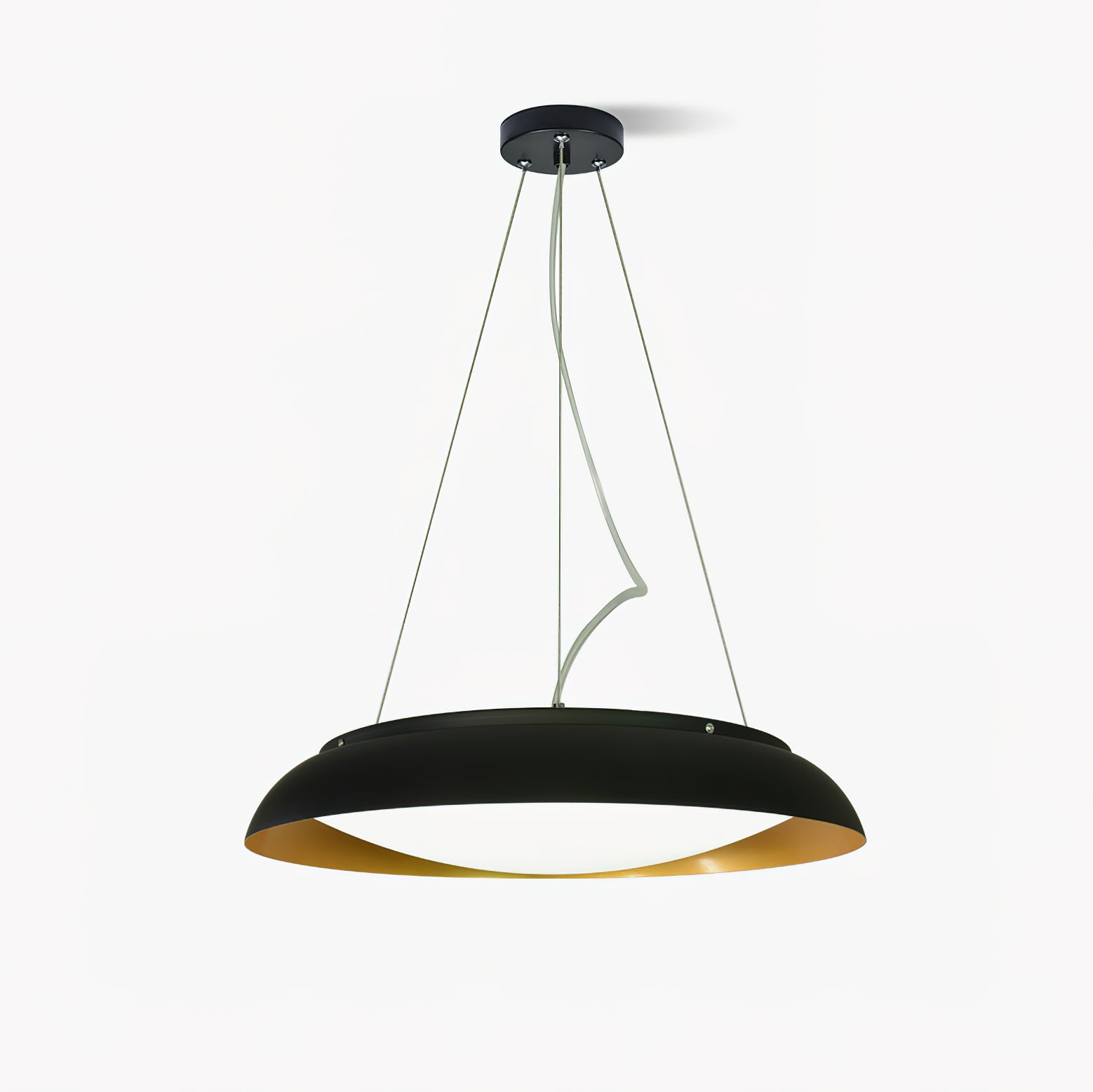 Modern Aero Pendant Light - Sleek Minimalist Ceiling Lamp for Kitchen Island, Dining Room & Bedroom | Energy Efficient LED Lighting Fixture