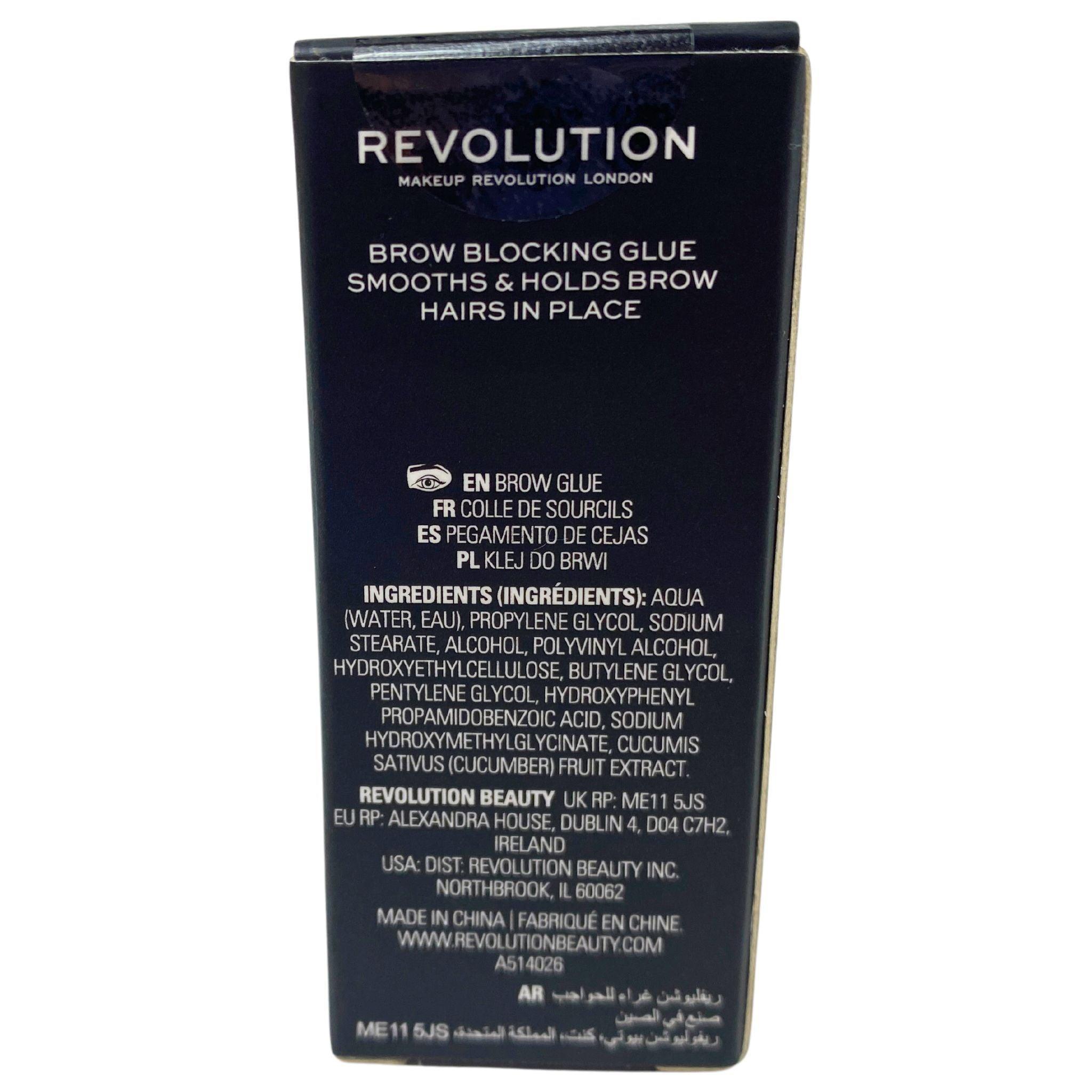 Professional Brow Blocking Glue - Smoothes & Holds Eyebrows Perfectly - 0.42oz (72 Pcs) - Ideal for Salon, Makeup Artists & DIY Brow Styling
