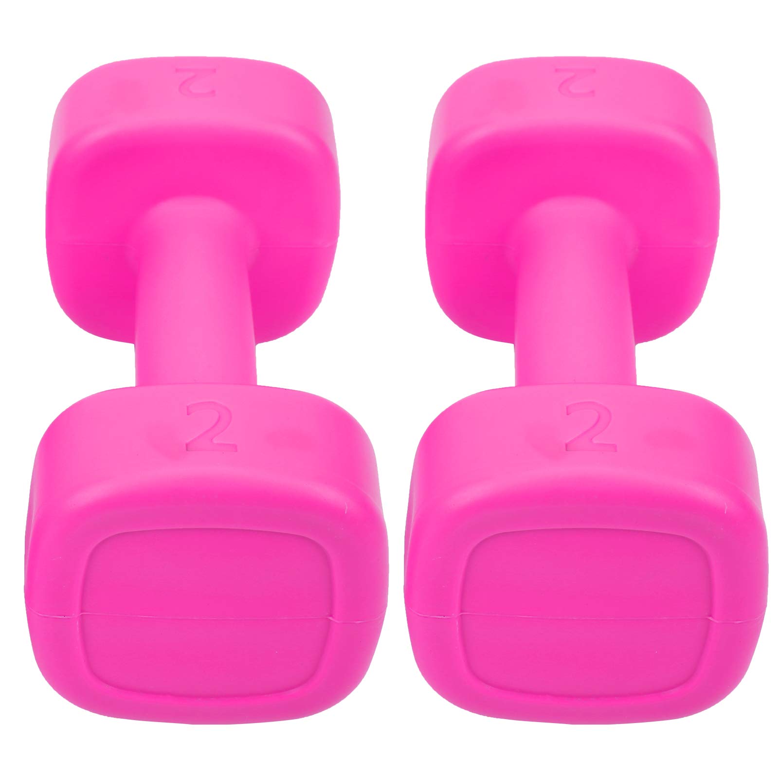 Non-Slip Rose Red Dumbbell Set for Weightlifting, Aerobics & Fitness - Perfect for Home Gym, Weight Loss & Strength Training