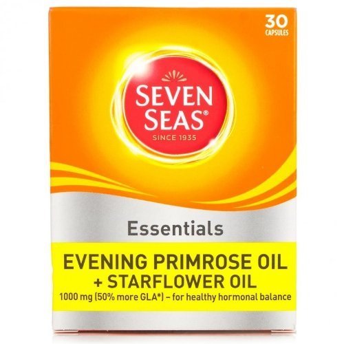 Evening Primrose & Starflower Oil 30 Capsules for Skin & Hair Care