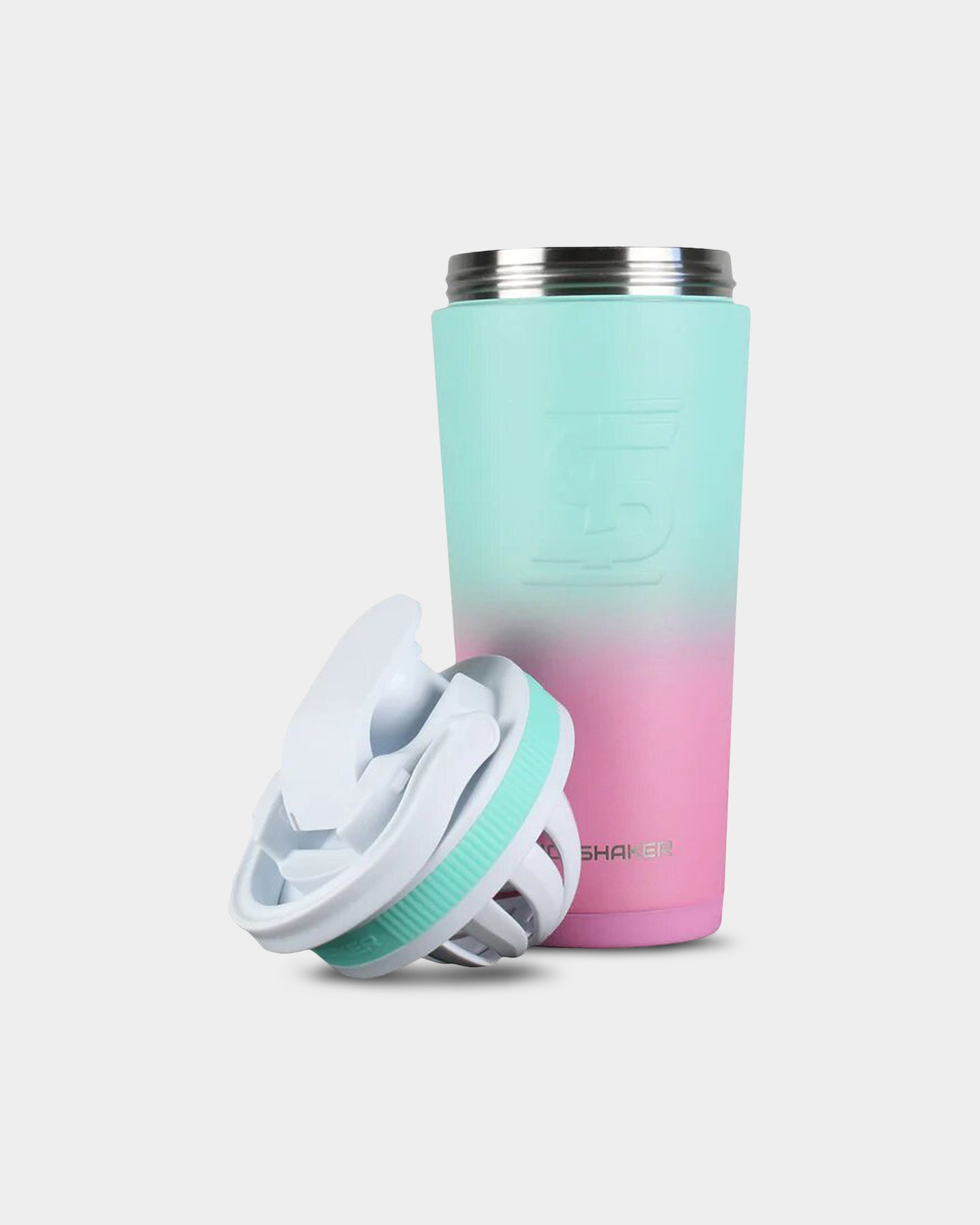 26oz Ice Shaker Protein Shaker Bottle - Leak Proof Workout Water Bottle for Gym, Fitness & Sports | BPA Free Stainless Steel Insulated Shaker Cup for Protein Drinks & Smoothies