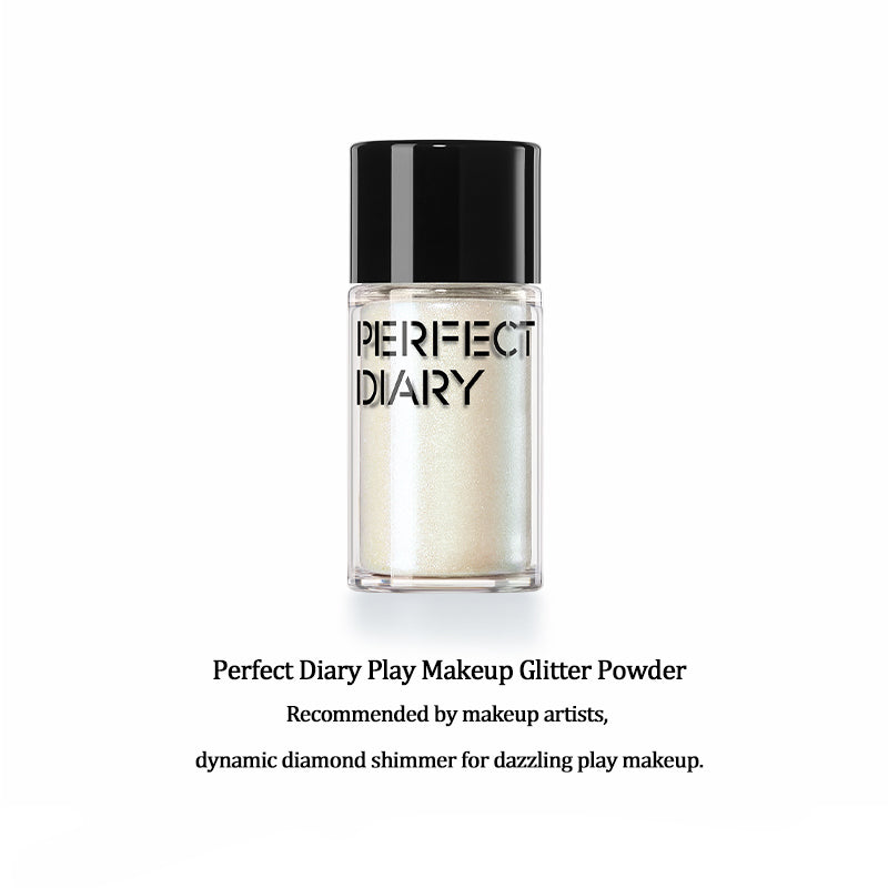 Perfect Diary Sparkling Gem Shimmer Powder - Highlighter Makeup for Face & Body, Vegan & Cruelty-Free - Ideal for Party, Wedding & Special Occasion Glam Looks