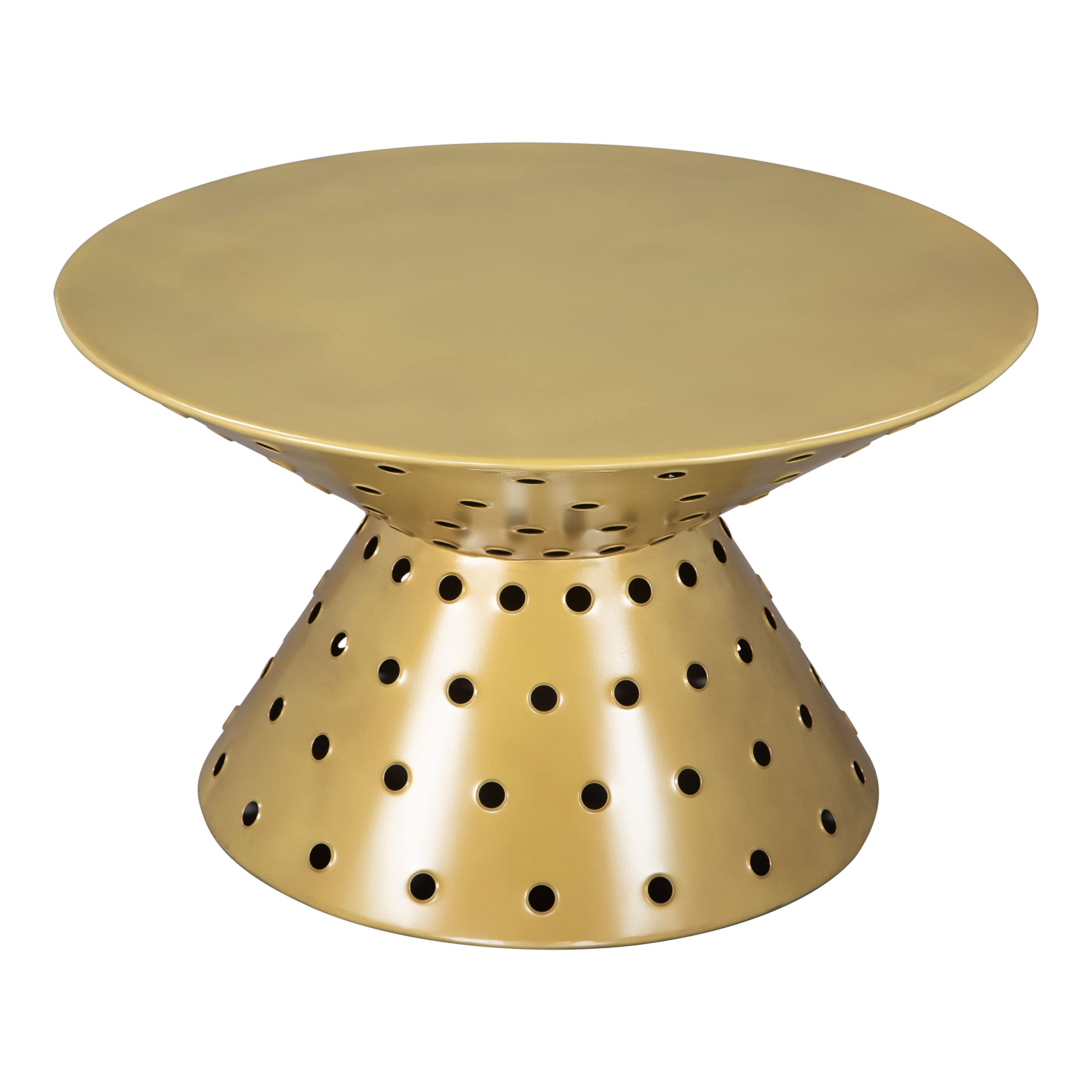 Modern Gold Zuo Electron Coffee Table - Stylish Living Room Centerpiece for Home & Office Decor