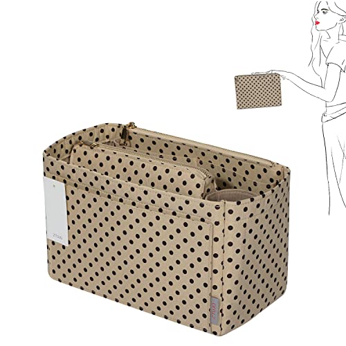 Brown polka dots Beige