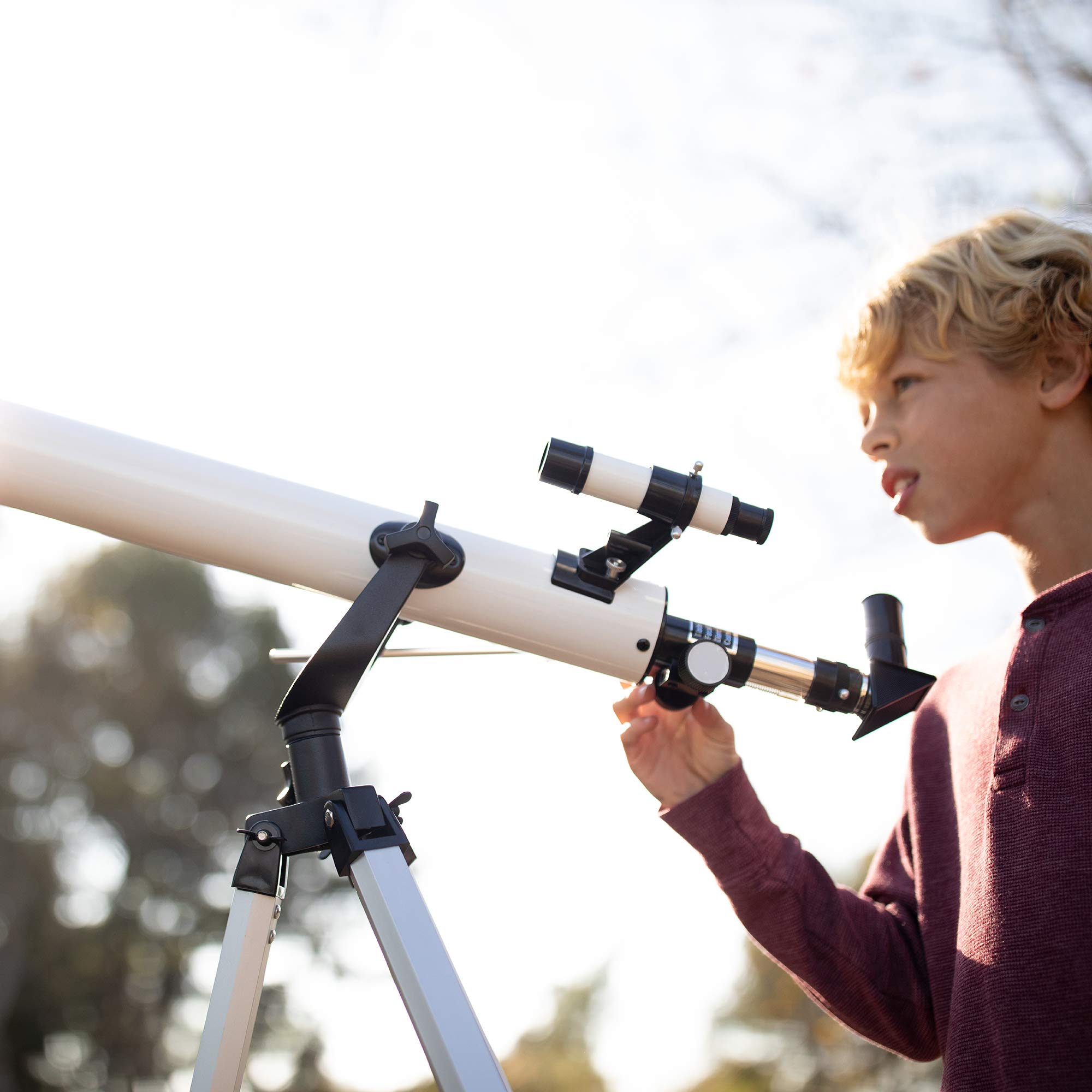 GeoSafari Omega Refractor Telescope for Kids & Adults - STEM Educational Astronomy Telescope, Perfect Gift for Boys & Girls Age 8+ | Great for Stargazing, Backyard Astronomy & Science Learning