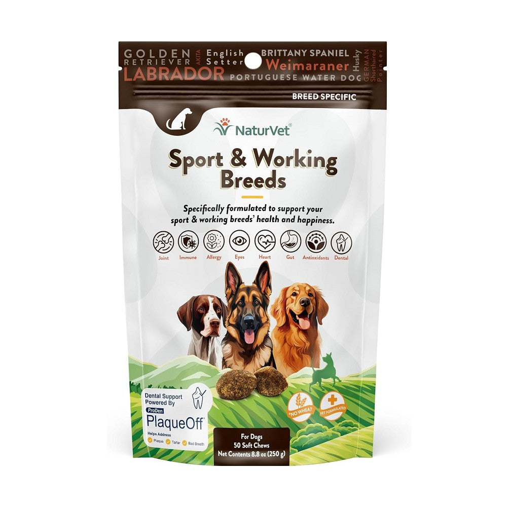 Premium Dog Supplements for Sport & Working Breeds - Supports Energy, Joint Health & Performance - Ideal for Active Dogs, Training & Outdoor Adventures