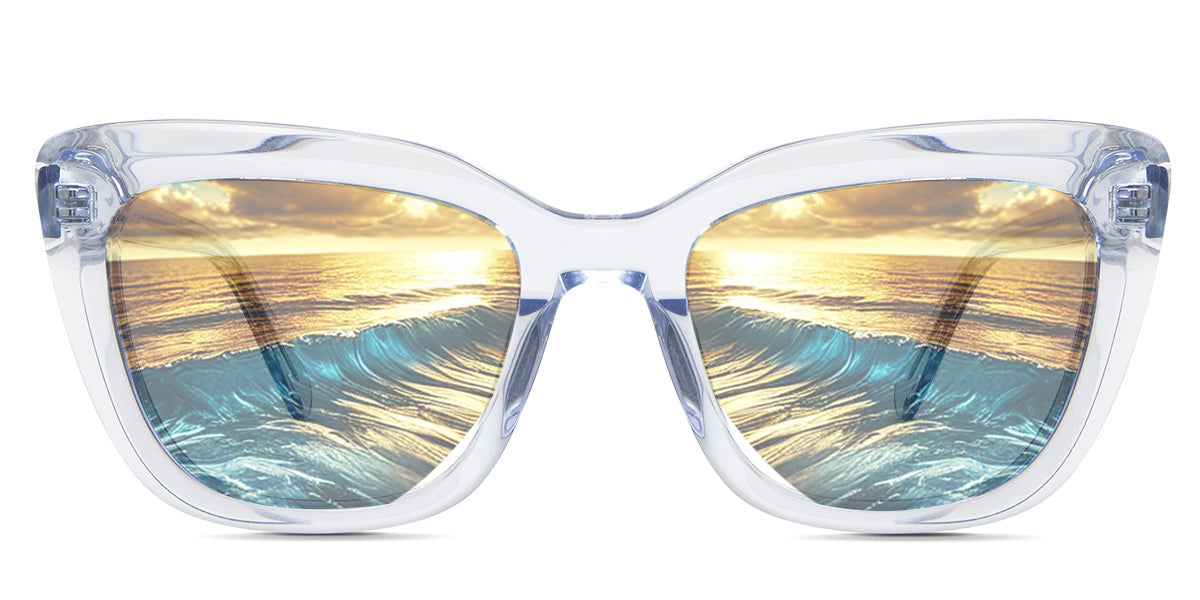LESA Women's Prescription Tinted Glasses - Stylish & UV Protection for Reading, Driving & Outdoor Activities