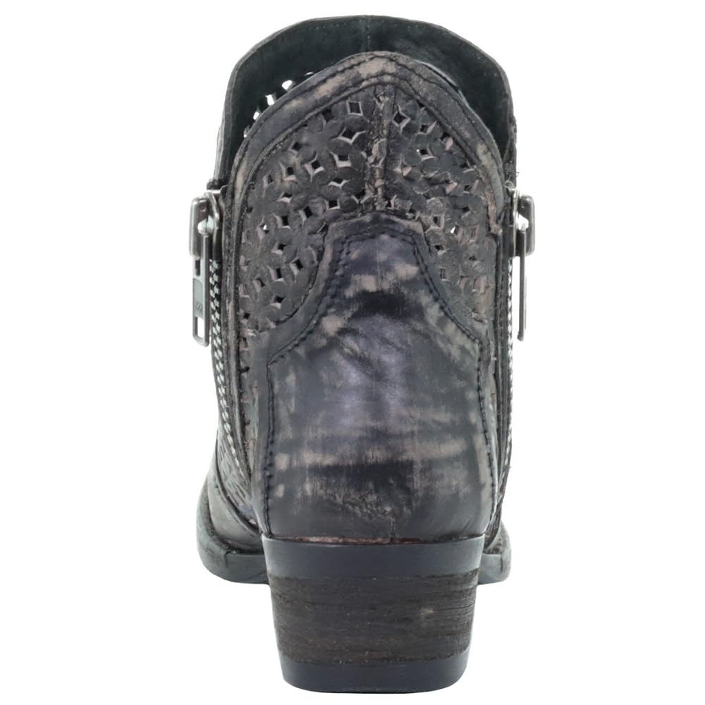 Circle G Women's Cut-Out Booties - Round Toe Western Cowgirl Boots for Country Dancing & Rodeo Events