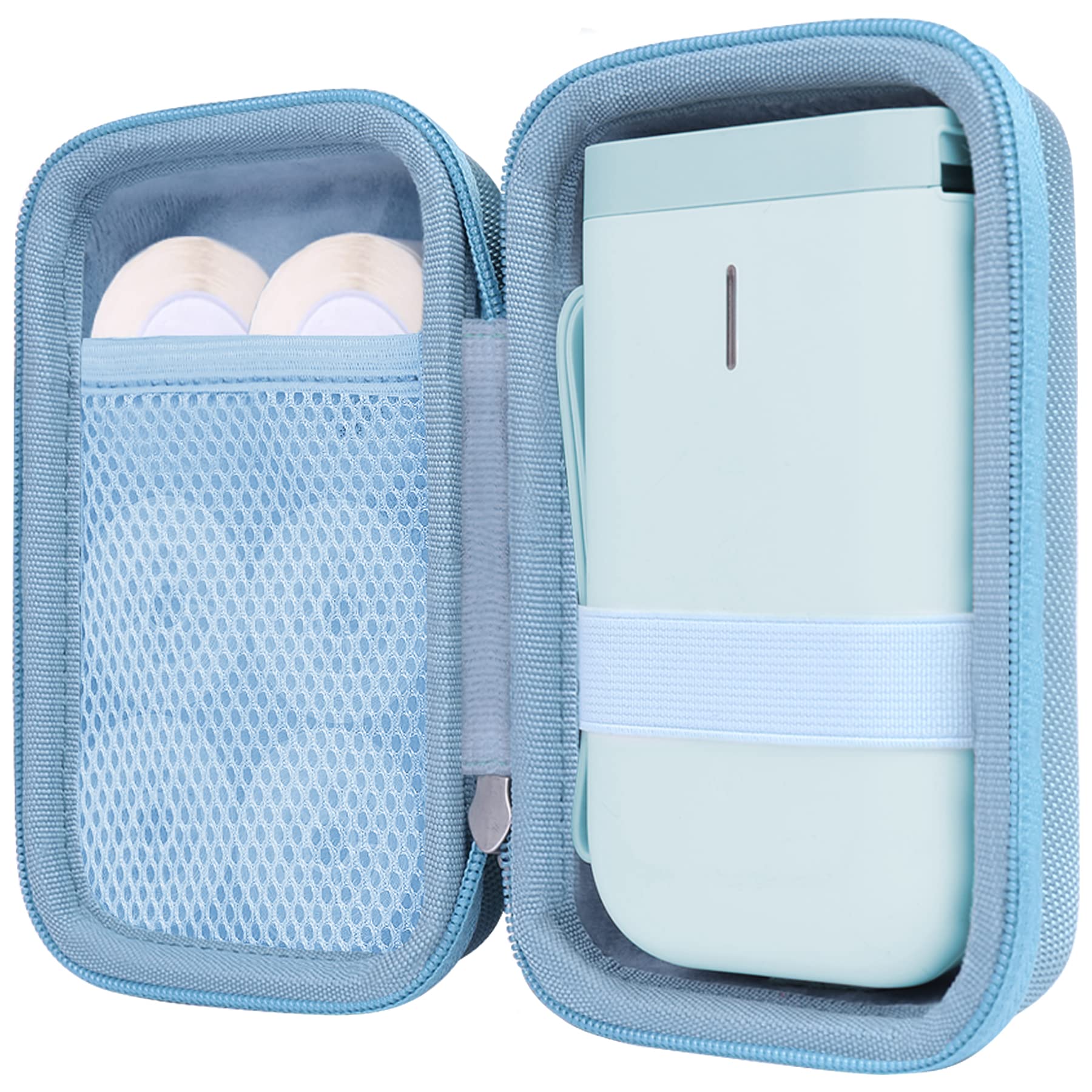 Hard Storage Case for MUNBYN Bluetooth Label Maker & NiiMbot D11 Wireless Label Printer - Durable Protective Cover (Teal) | Perfect for Office, Home Organization & Craft Labeling