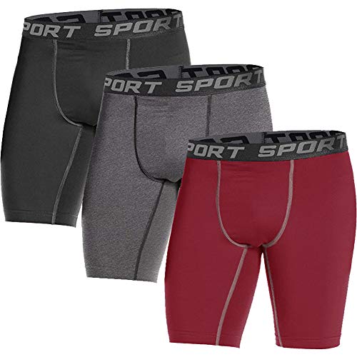 3 Pack- Black/Gray/Red