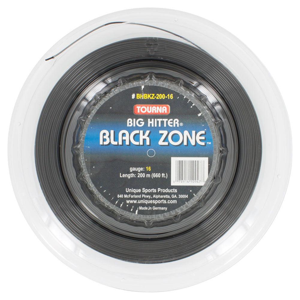 Big Hitter Black Zone 16G Tennis String Reel - Premium Polyester String for Power & Control - Perfect for Competitive Play & Stringing Machines