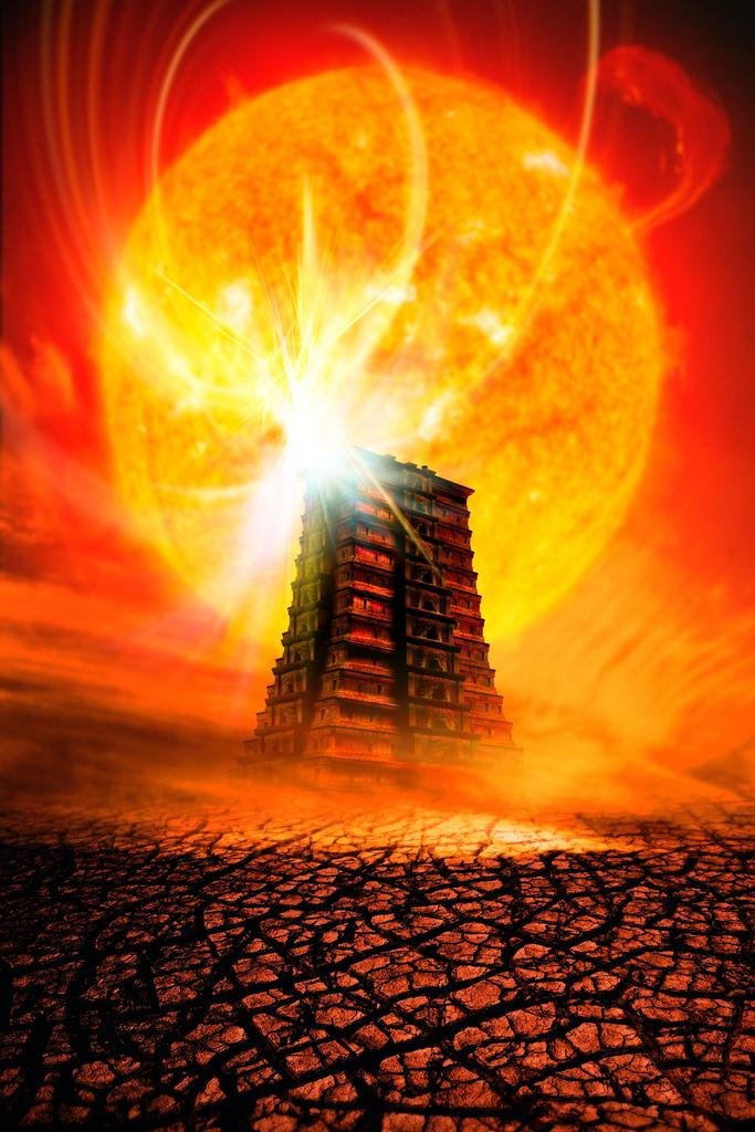 Apocalyptic Futuristic Conceptual Art Print - 16x24 Inch Cool Wall Poster | Perfect for Home, Office & Gaming Room Decor