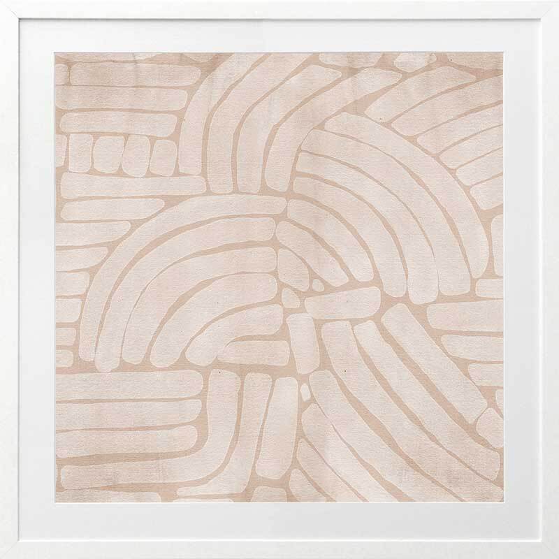 Arching Echoes IV Framed Art Print - Modern Abstract Wall Decor for Living Room, Bedroom & Office - Perfect for Home & Office Decoration