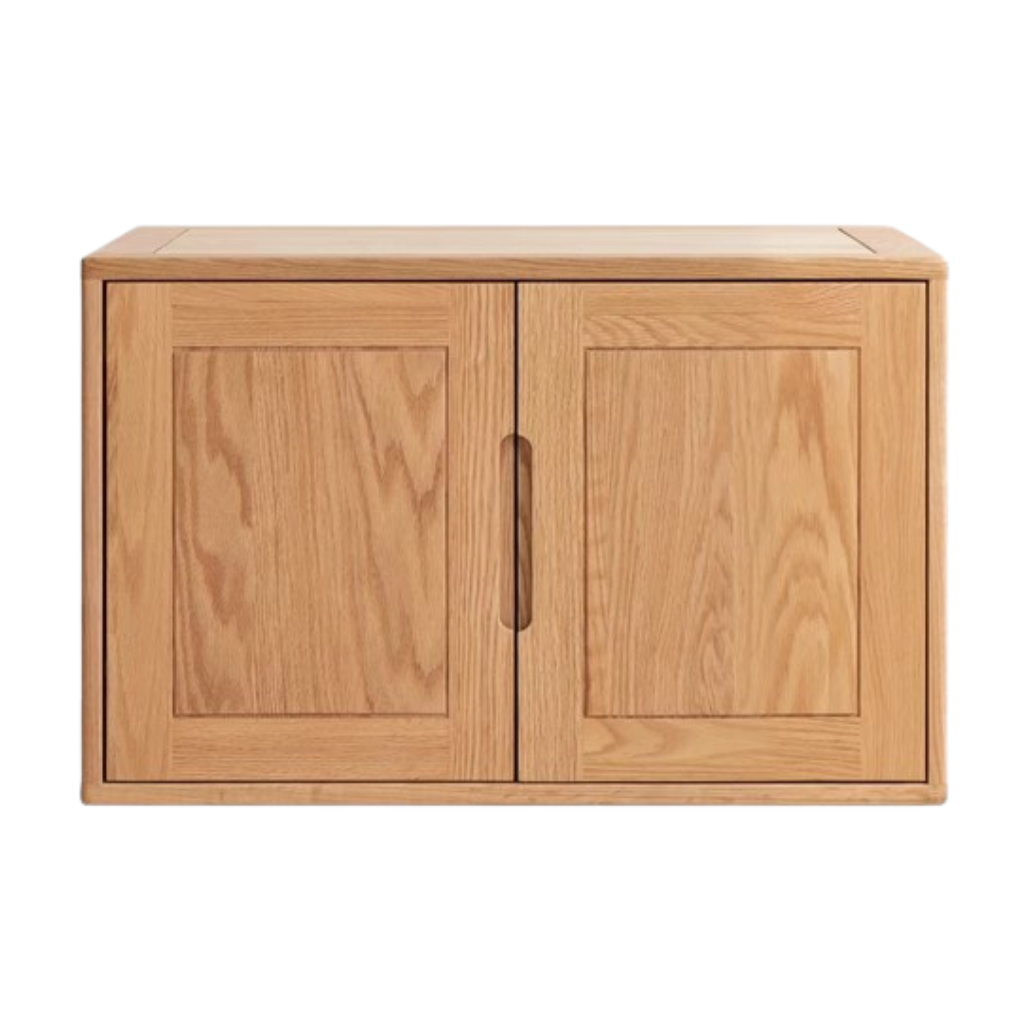 Solid Oak Wood Narrow Wardrobe - Slim Space-Saving Closet for Bedroom, Hallway, or Small Apartment