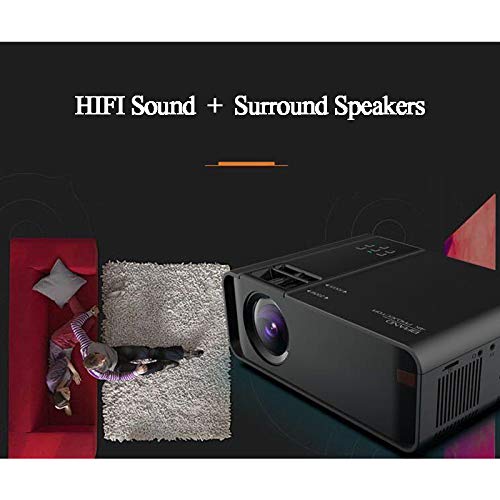 XIAOYUE Mini Projector - Portable 1080p HD Projector with Wireless Connectivity, Compatible with HDMI/USB/SD/AV, Works with Smartphones, Laptops, Tablets & Gaming Consoles | Perfect for Home Theater, Outdoor Movies, Business Presentations & Classroom Teaching