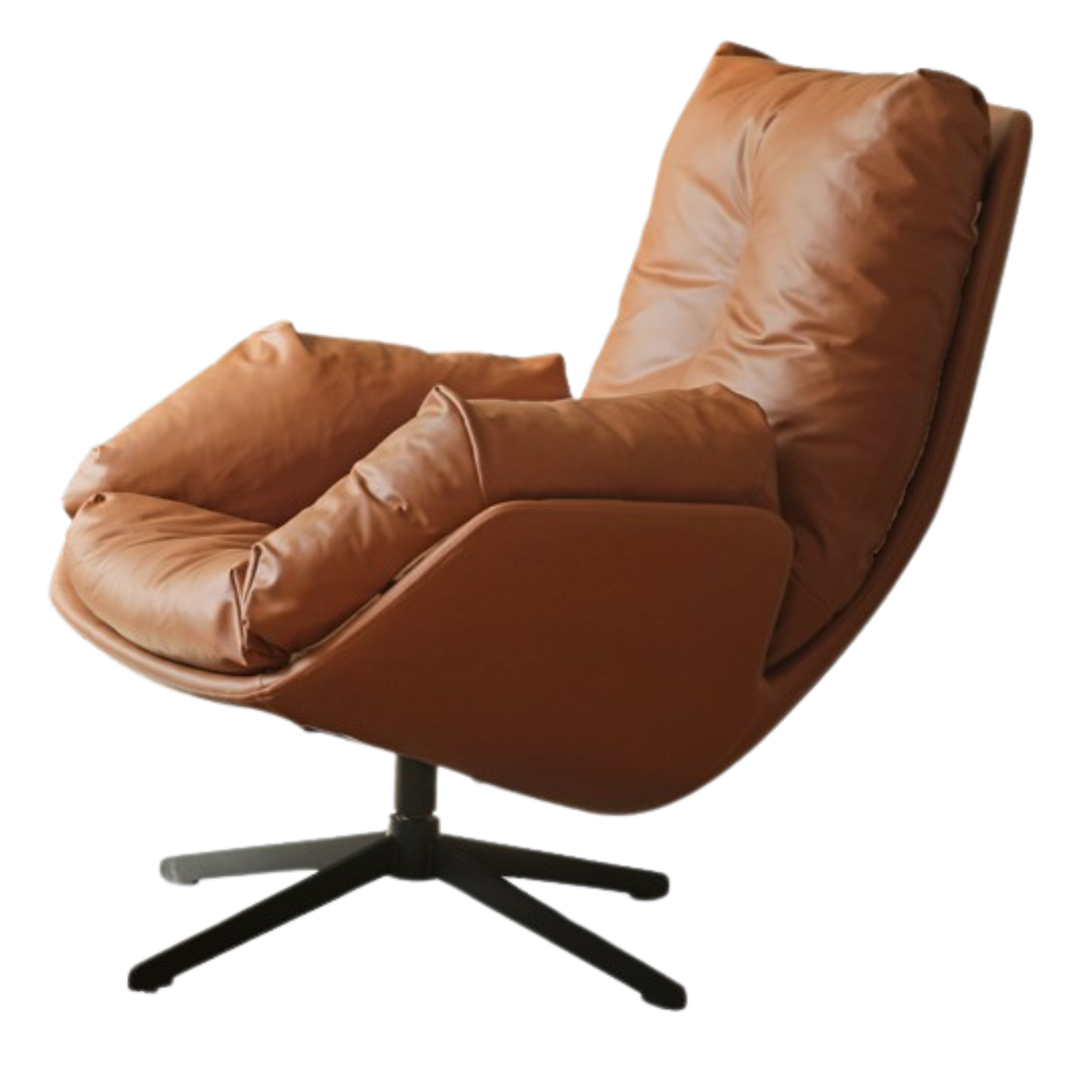 32.7x40.6x35.4 inch / 83x103x90сm / brown / swivel chair