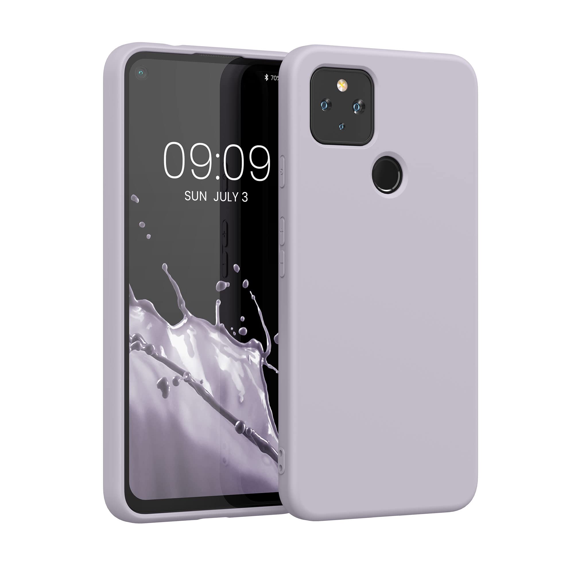 Slim TPU Case for Google Pixel 4a 5G - Purple Cloud | Protective Phone Cover for Everyday Use