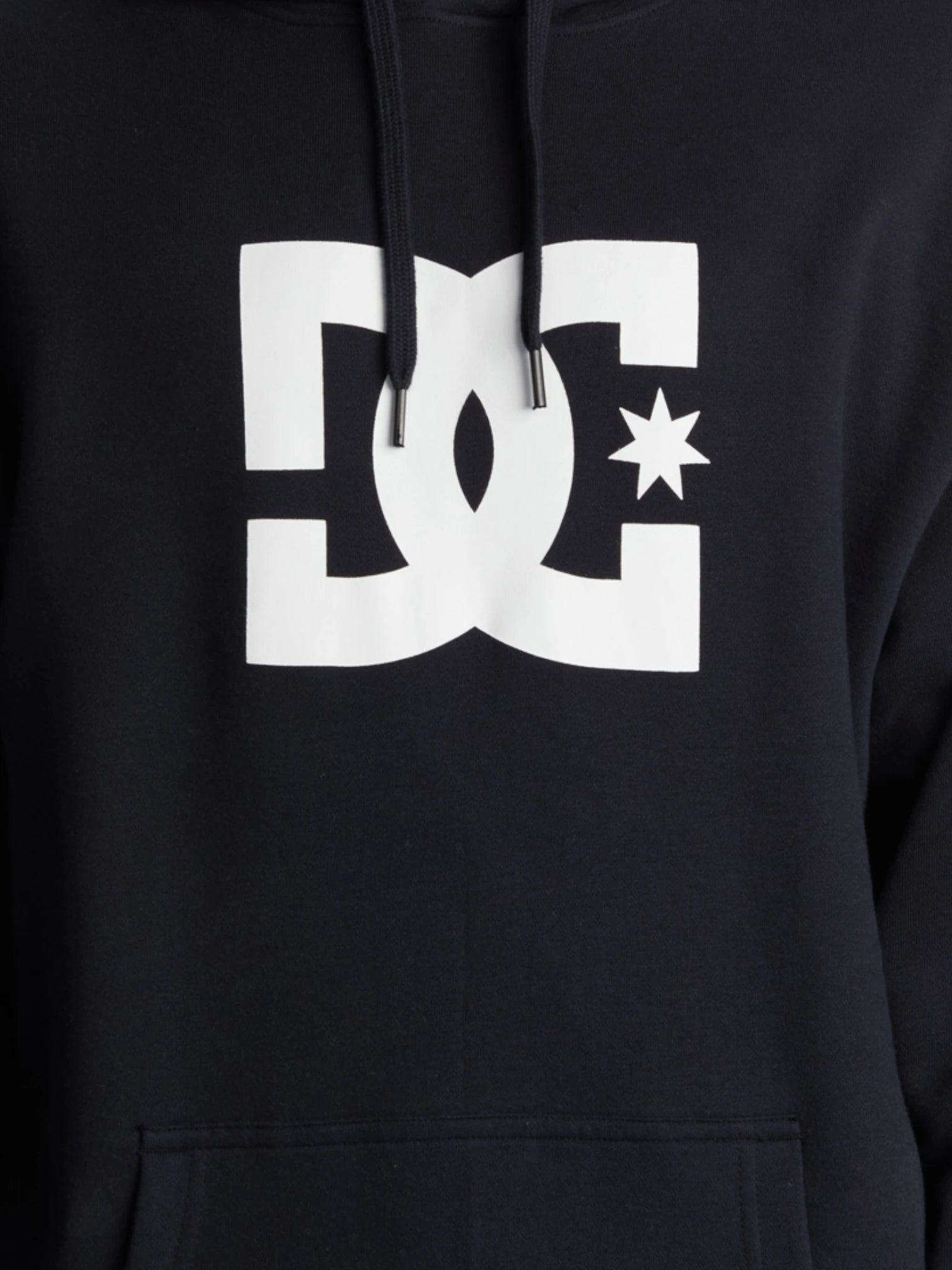 DC Star Black Hoodie for Men & Women - Stylish Unisex Pullover for Casual Wear, Street Fashion & Winter Outfits
