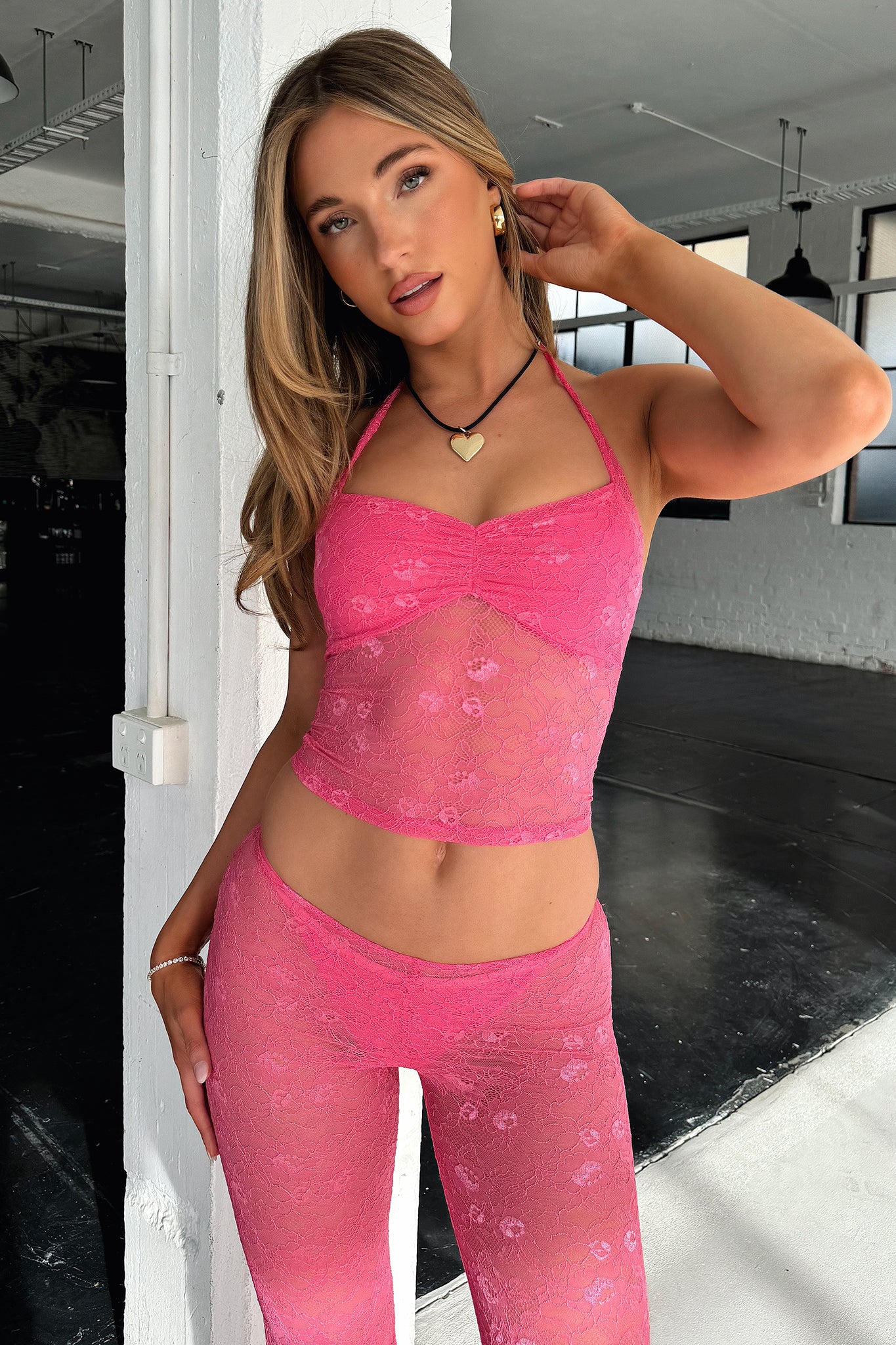 Melina Top Women's Fashion Blouse in Hot Pink | Trendy Casual & Party Wear for Spring & Summer