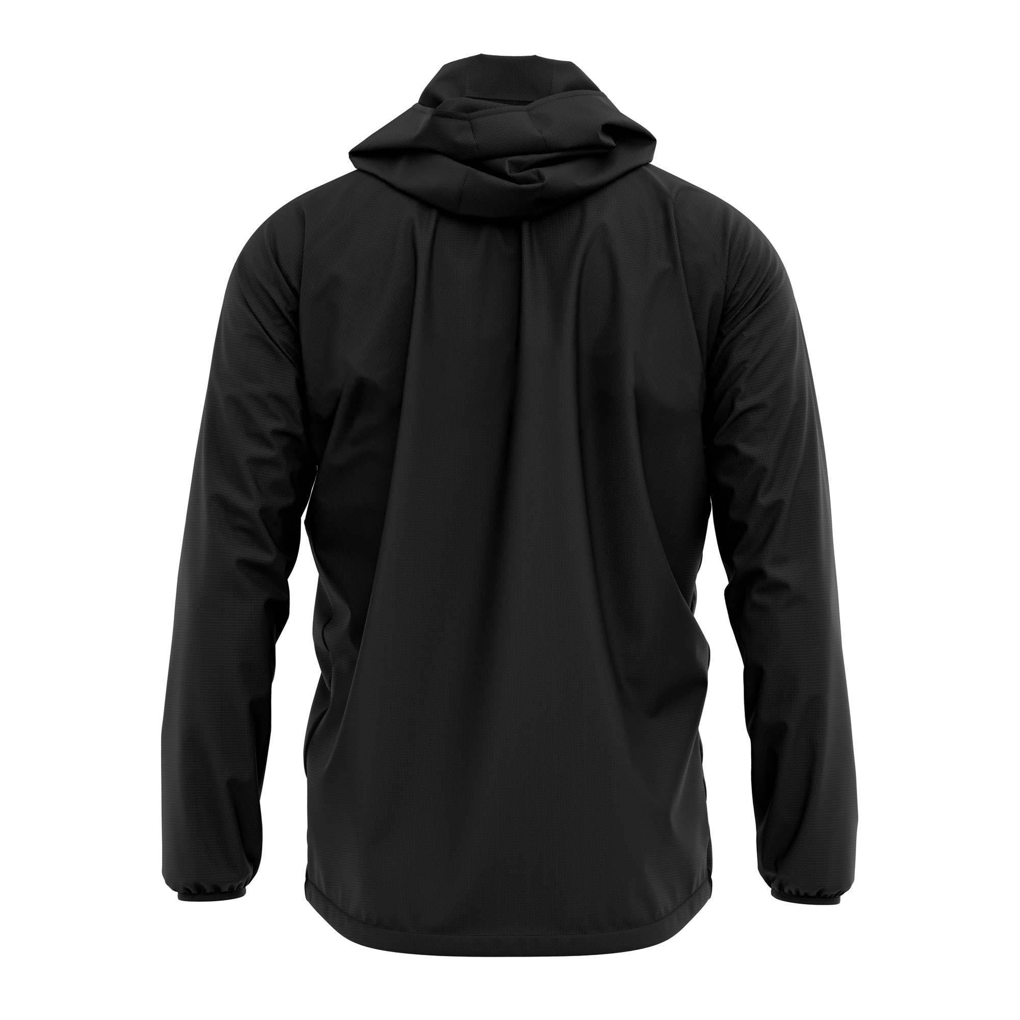 Port Hill United FC Shower Jacket - Waterproof Windbreaker for Men & Women - Lightweight Running Raincoat for Soccer Training & Outdoor Activities