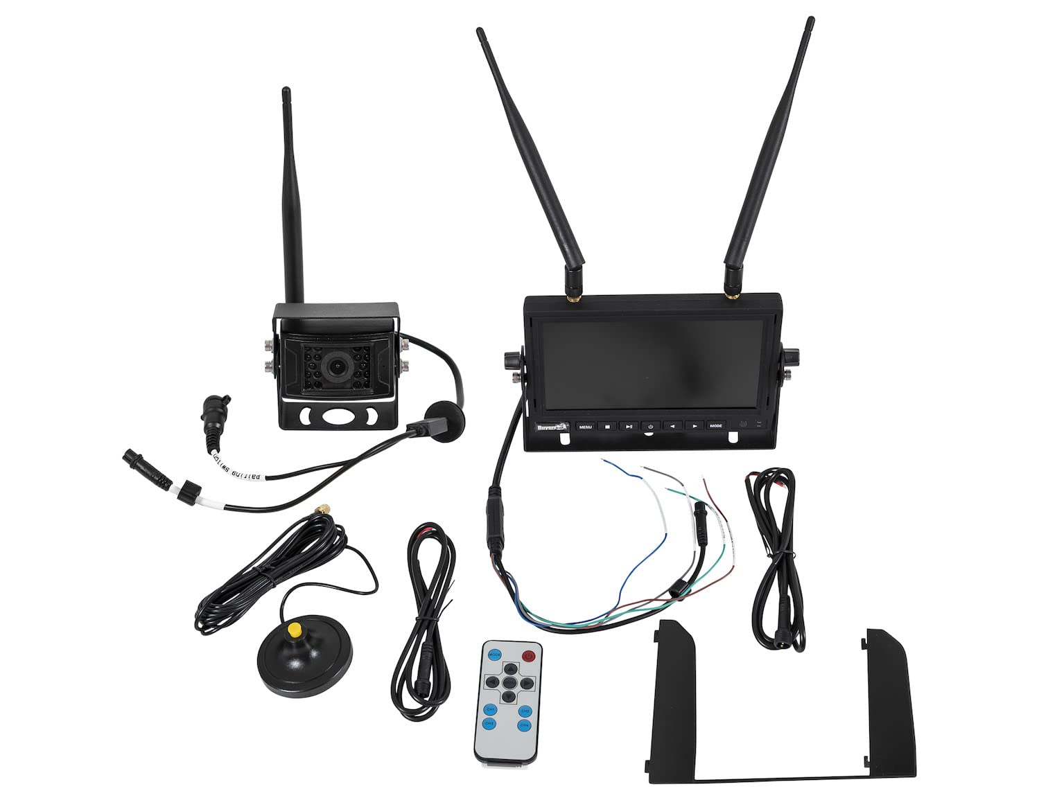 Buyers Products Company Wireless Rear Observation System with Backup Camera - HD Night Vision, Easy Installation for Trucks, Trailers & RVs - Perfect for Parking, Towing & Safety Maneuvering
