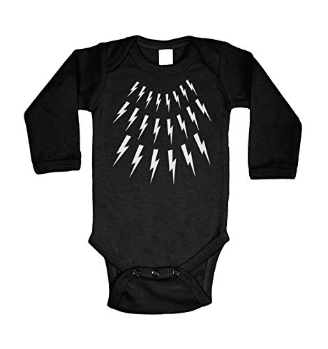 Lightning Bolts - Black - Long Sleeve