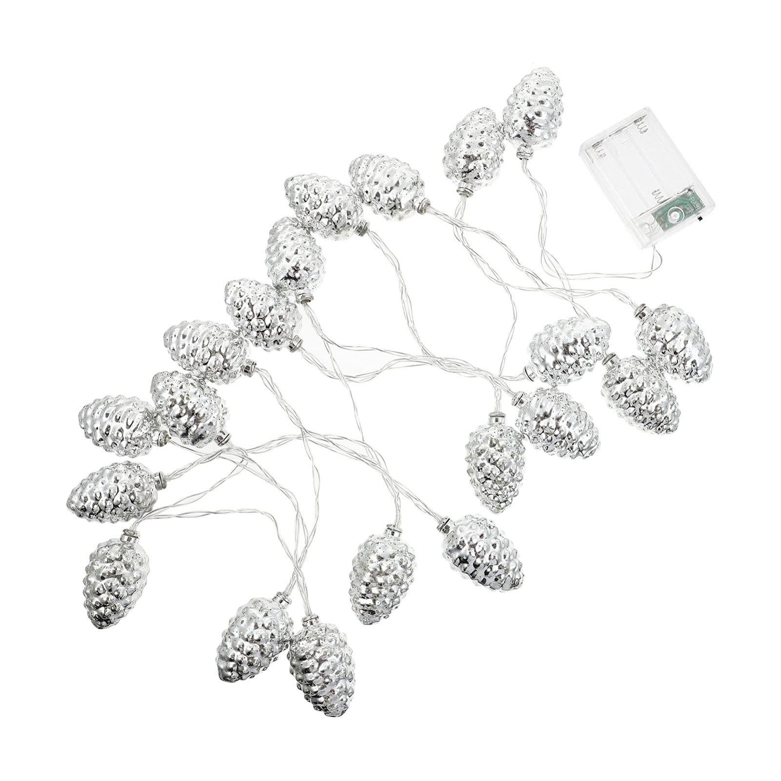 Uonlytech Pinecone String Lights - Battery Operated Fairy Lights for Indoor/Outdoor Decor - Perfect for Christmas, Wedding, Party & Holiday Decorations (1 Set) - Create Magical Ambiance for Bedroom, Garden, Patio and Special Events