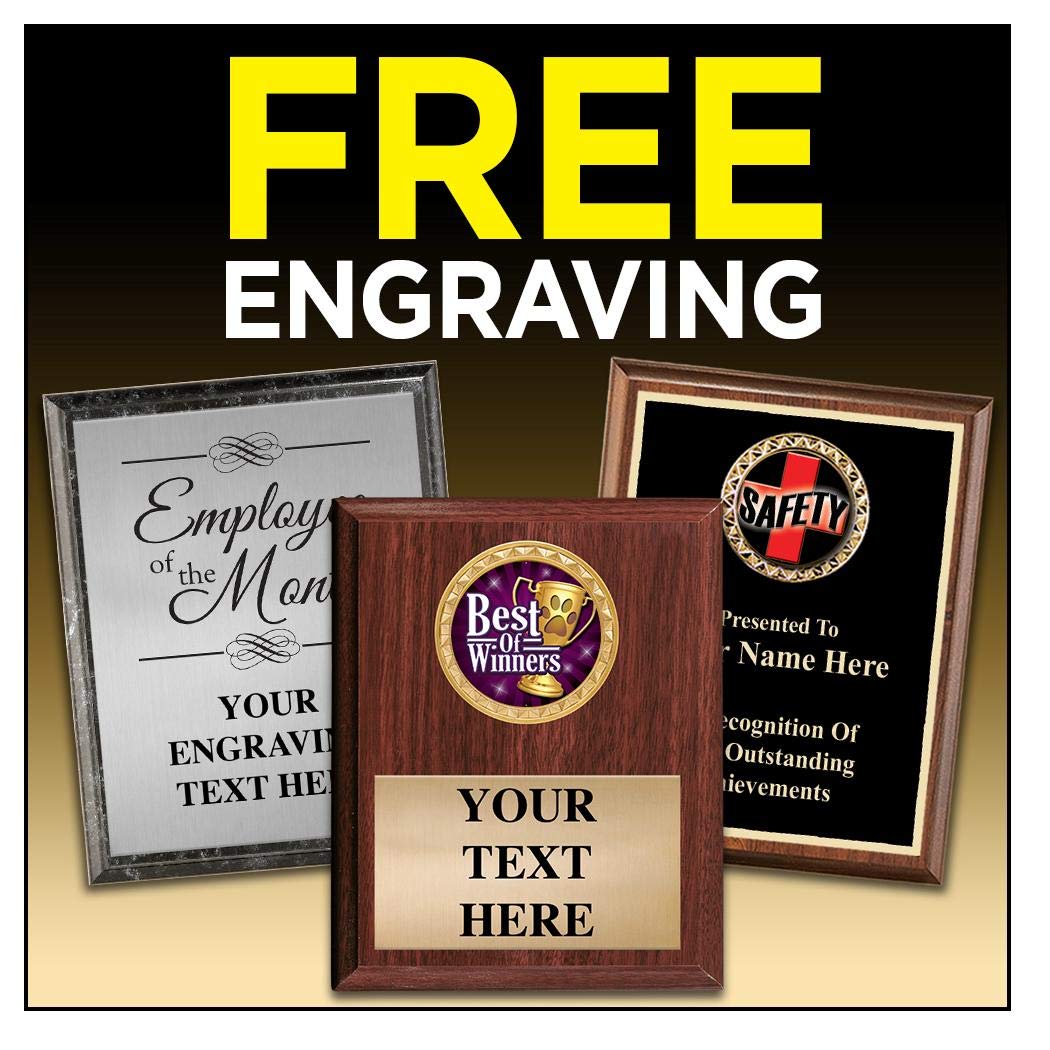 Custom Gold Basketball Trophy - 7x9 Metal Plaque Award for Teams | Sports Recognition