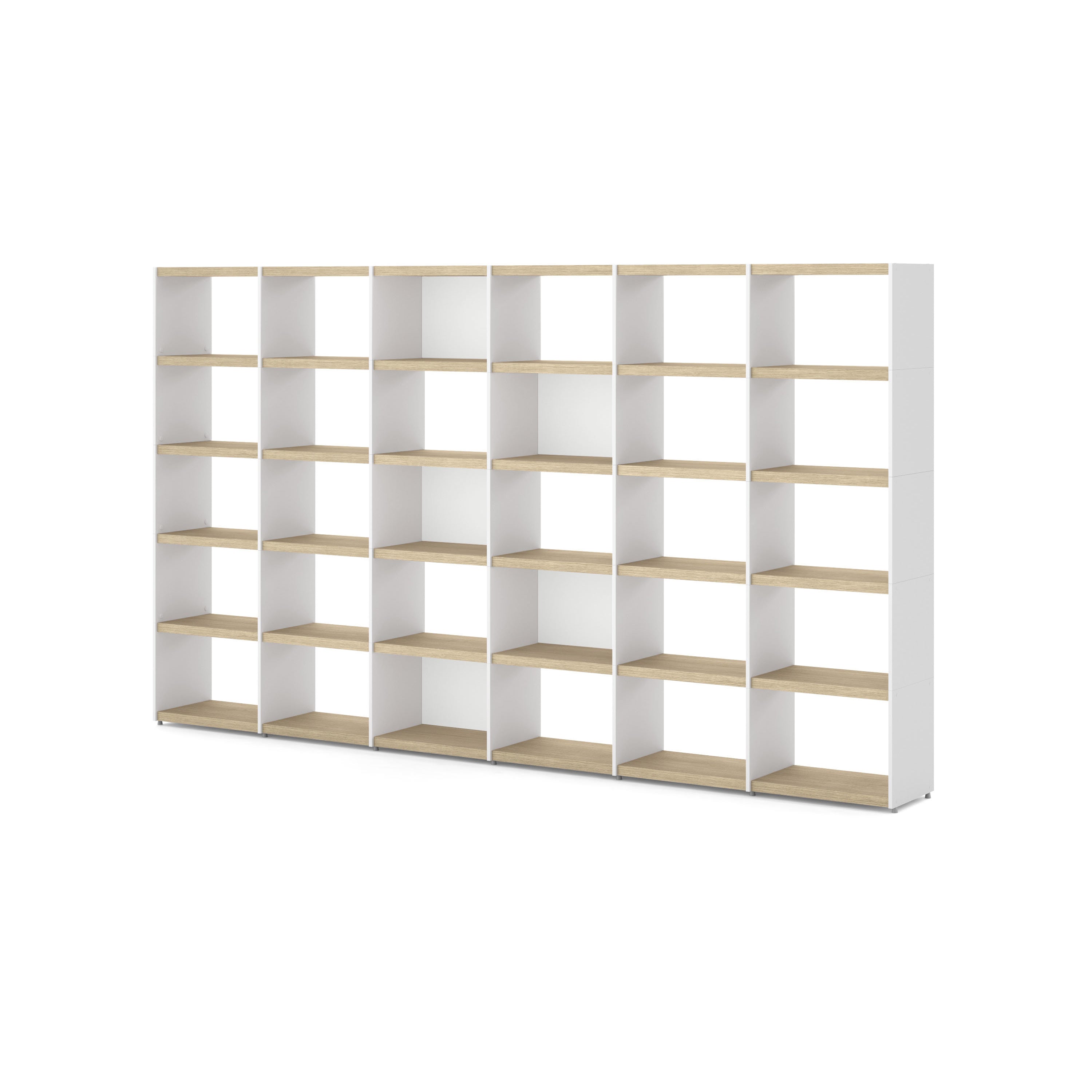 YOMO 6x5 Modular Bookshelf - Modern Wooden Shelf for Home & Office - Perfect for Living Room, Bedroom, and Study Organization