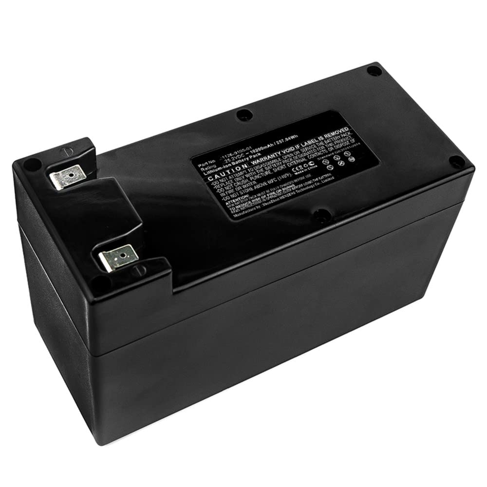 Synergy Digital Lawn Mower Battery - 25.2V 10200mAh Li-ion Replacement for Ambrogio L75 Elite & 1126-9105-01/CS-C0106-1 - Ultra High Capacity Robotic Mower Battery for Extended Lawn Care