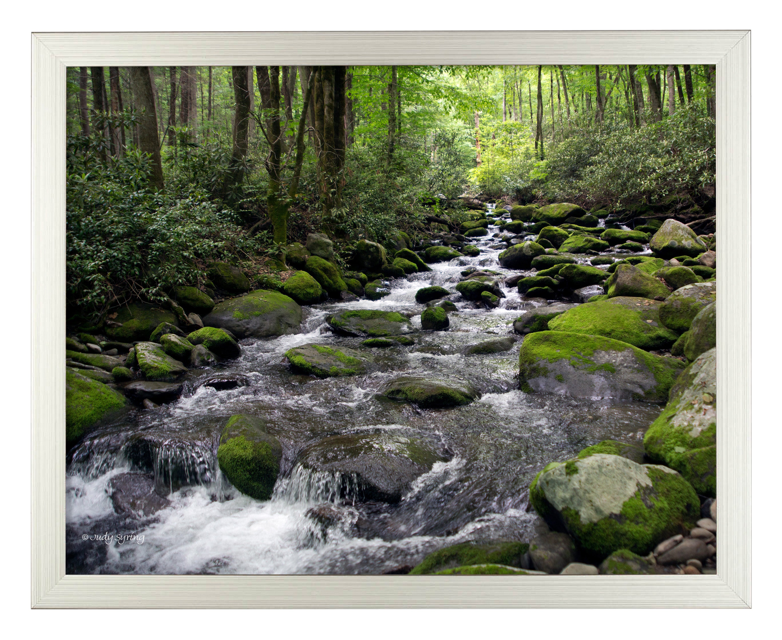 Stunning Cascading Stream Art Prints - Nature Landscape Wall Decor for Living Room, Bedroom & Office - Perfect Gift for Home & Office Decor