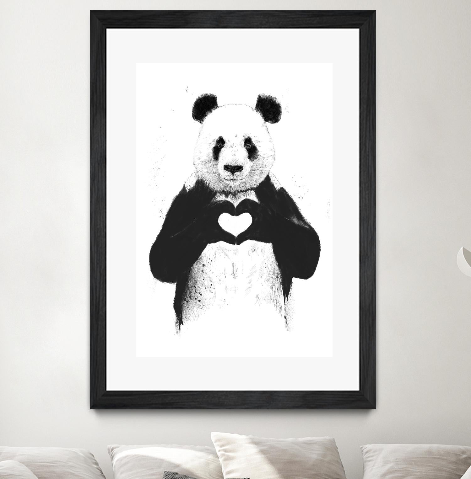 All You Need is Love - Inspirational Wall Art Decor for Home, Office & Gifts | Perfect for Living Room, Bedroom & Wedding Decorations