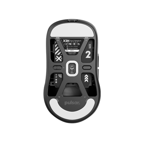 Pulsar X2H Wireless Gaming Mouse with Free 4K Dongle - Lightweight Ergonomic Design for FPS, MOBA & Esports Gaming