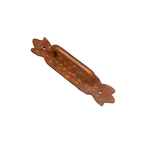 Twisted Iron Cabinet Pull Handle - Large Size for Kitchen, Bathroom & Furniture Drawers - Natural Iron Finish - Durable & Stylish Hardware for Home Renovation