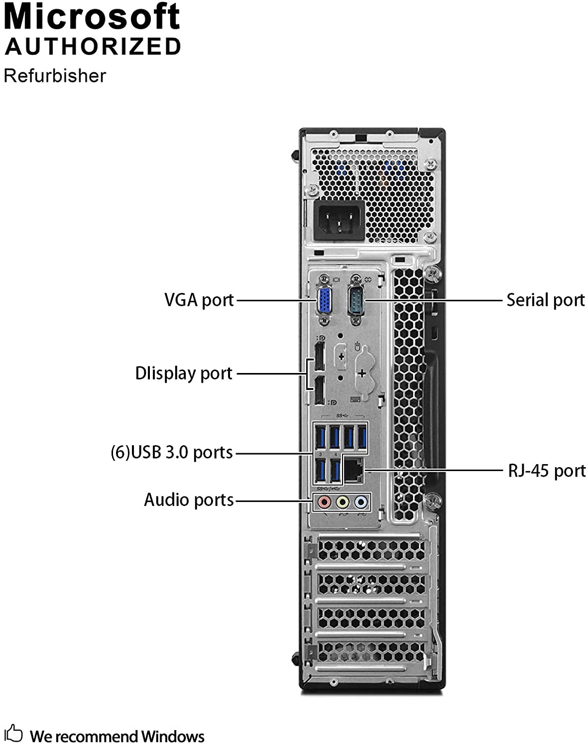 Lenovo ThinkCentre M900 SFF Desktop PC - Intel Core i5-6500 Quad-Core 3.2GHz (6th Gen), 16GB RAM, 256GB SSD, WiFi, Triple Display (2x DP + 1x VGA), DVD-RW, Windows 10 Pro - Perfect for Office Work, Home Business & Multi-Tasking (1 Year Warranty)