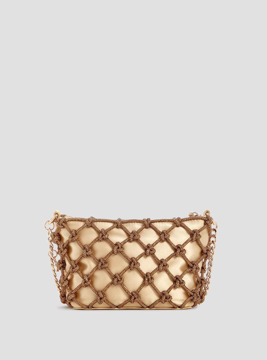 Zalina Gold Shoulder Bag for Women - Elegant Crossbody Purse for Daily Use, Work, and Evening Outings