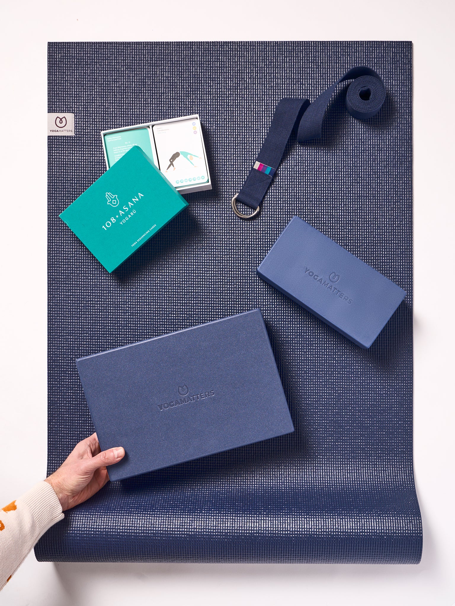 Yogamatters Beginners Starter Yoga Kit - Complete Set for Home & Studio Practice - Perfect for Yoga, Meditation, and Stretching Exercises