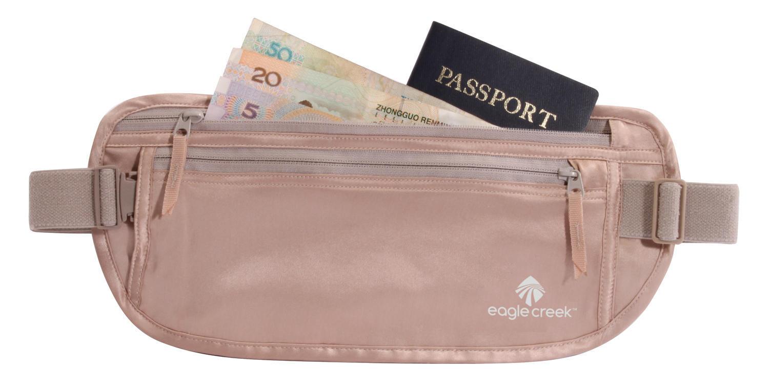 Eagle Creek Silk Undercover Money Belt - Secure & Comfortable Travel Wallet for Cash, Cards & Passport - Perfect for International Travel, Hiking & Adventure Trips