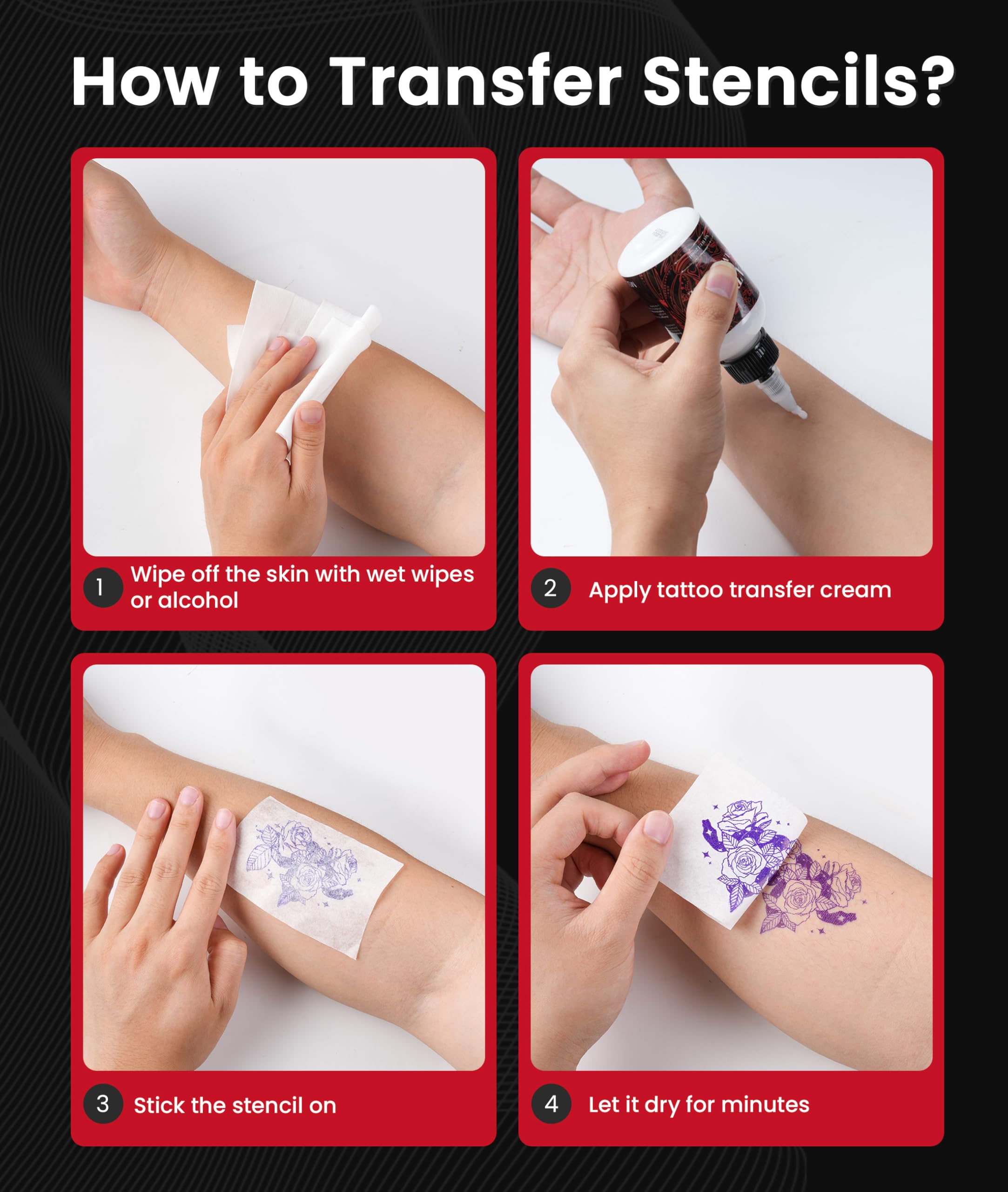 Phomemo Portable Tattoo Printer Kit with 110PCS Tattoo Stencil Paper - Professional Temporary Tattoo Maker for DIY Body Art, Parties & Events