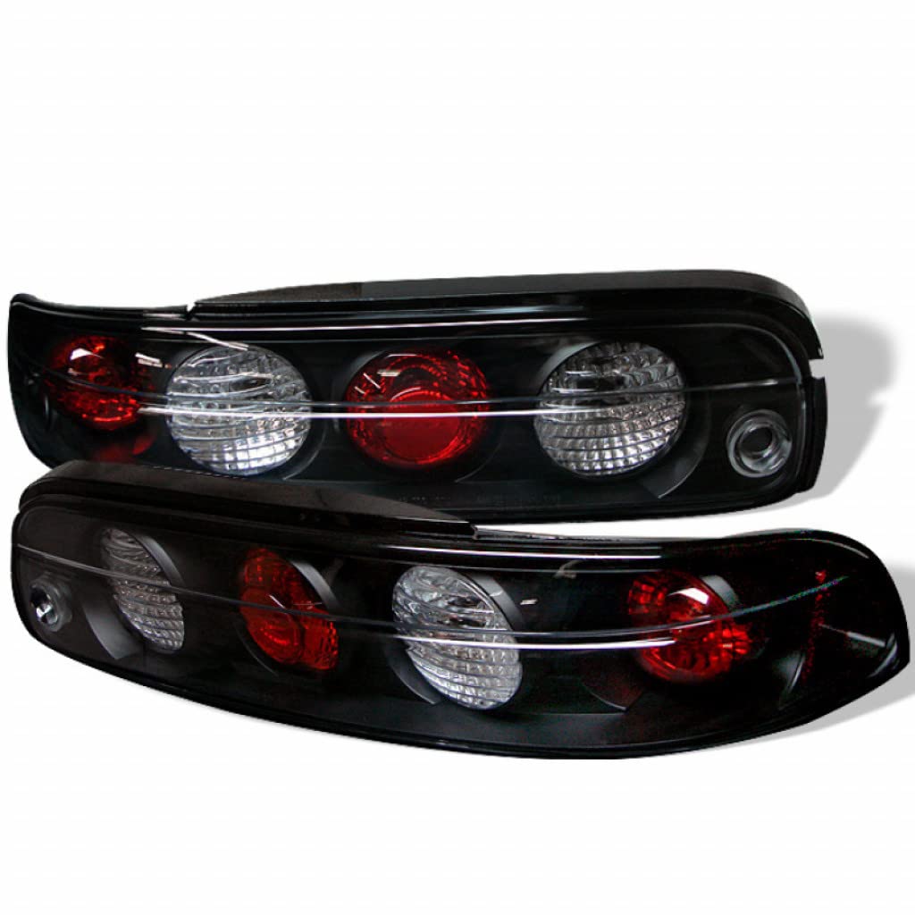 Lexus SC300 SC400 1995-2000 Tail Lights Pair - Black LED Brake Lights for Driver & Passenger Side | Perfect for Night Driving & Car Customization