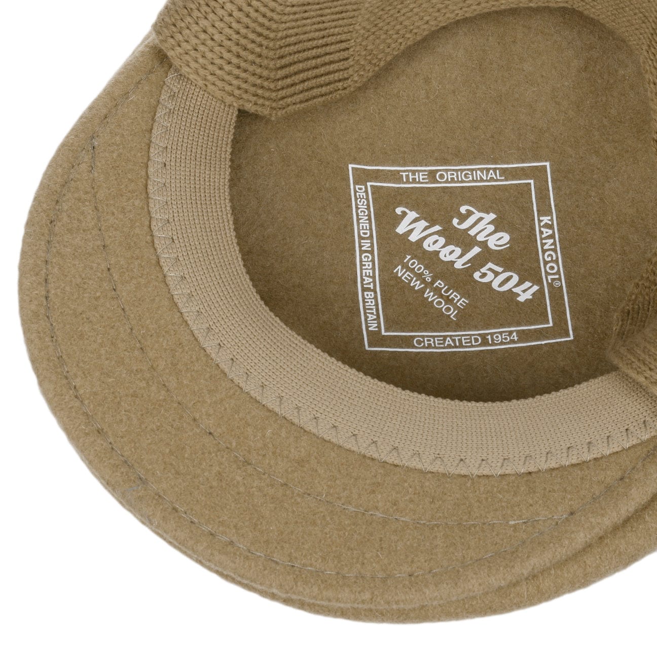 Kangol 504 Flat Cap with Ear Flaps - Winter Wool Hat for Men & Women - Perfect for Outdoor Activities, Hiking, and Cold Weather Fashion