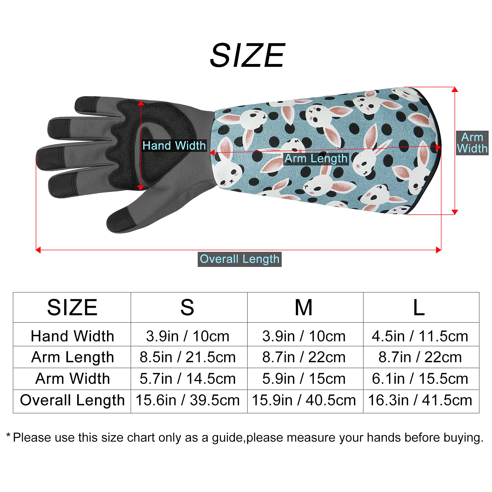 BARST Long Gardening Gloves - Thorn Proof Rose Pruning Gloves for Bushes & Cacti - Durable Protection for Gardeners - Perfect Gardening Gift for Outdoor Planting & Landscaping