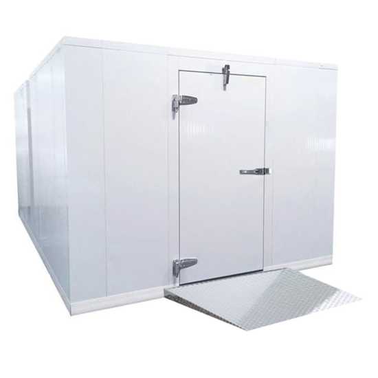 10x10 Walk-In Freezer Box with Floor - Commercial Cold Storage Unit for Restaurants, Grocery Stores & Food Businesses - Heavy-Duty Insulated Walk-In Cooler for Meat, Dairy & Produce Preservation