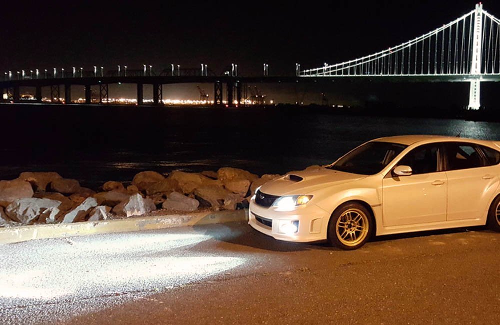 20W CREE LED Halo Ring Daytime Running Lights & Fog Lamps for Subaru Impreza WRX STi Forester - Durable Auto Lighting for Night Driving & Off-Road Adventures