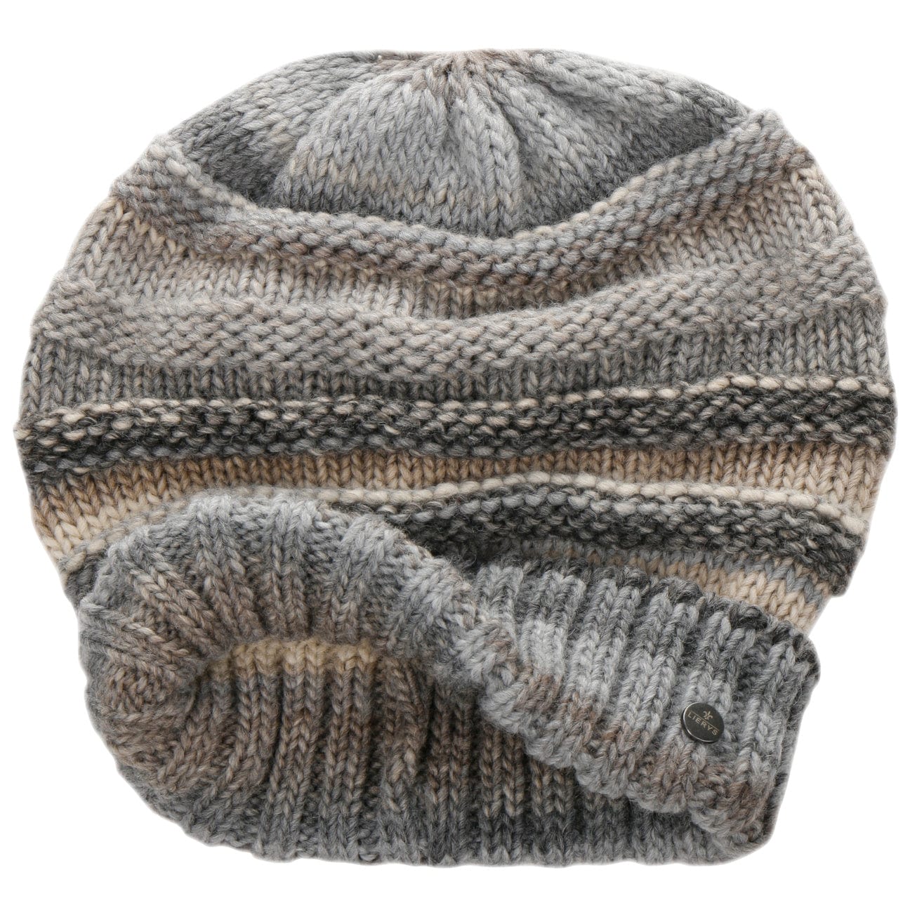 Lierys Bernardo Oversize Knit Hat - Soft Chunky Cable Knit Beanie for Women & Men | Winter Warm Slouchy Hat for Outdoor Activities, Skiing & Casual Wear