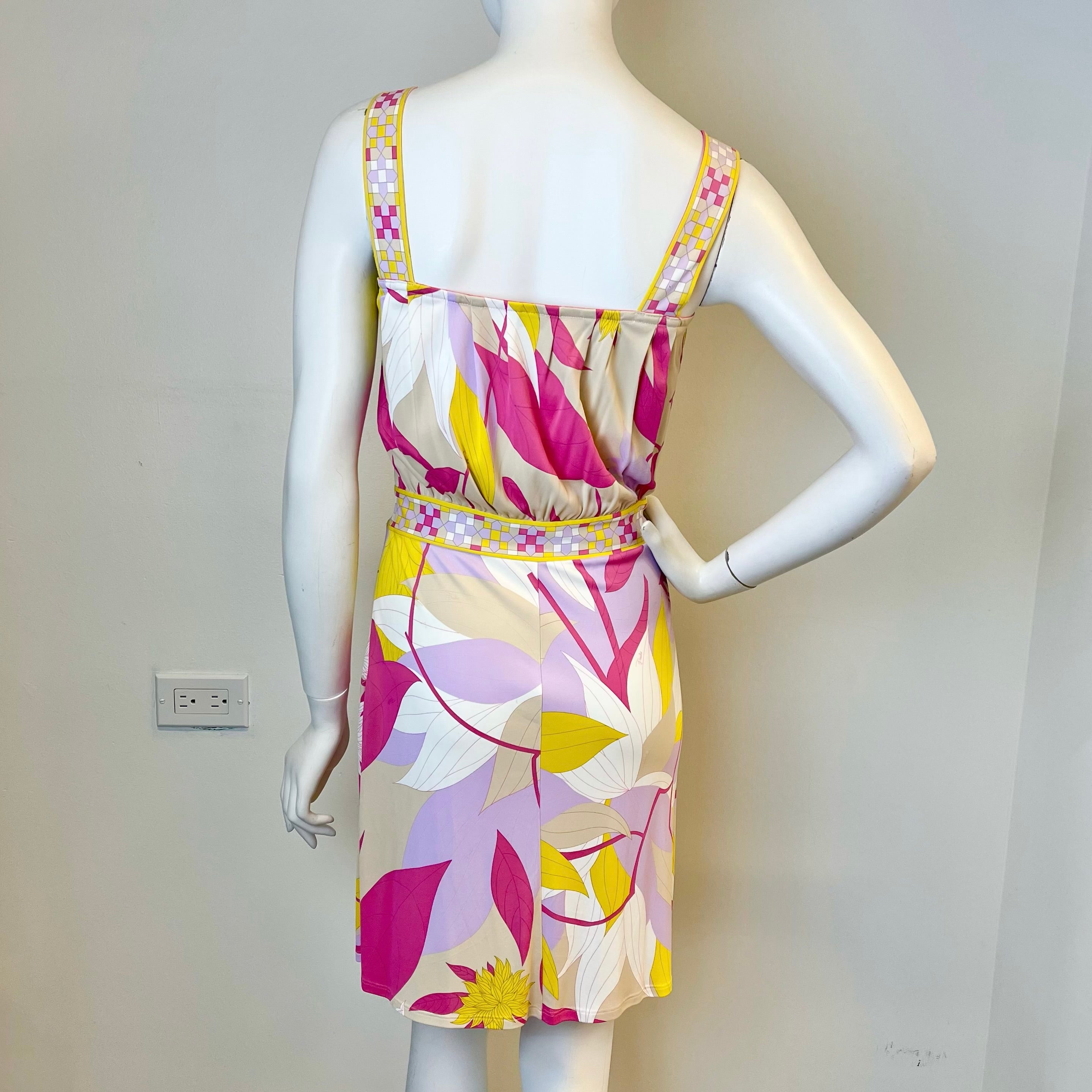 Emilio Pucci Women's Floral Print Silk Dress - Elegant & Stylish for Parties, Weddings & Special Occasions